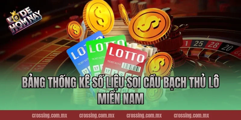 Bảng thống kê số liệu soi cầu bạch thủ lô miền Nam